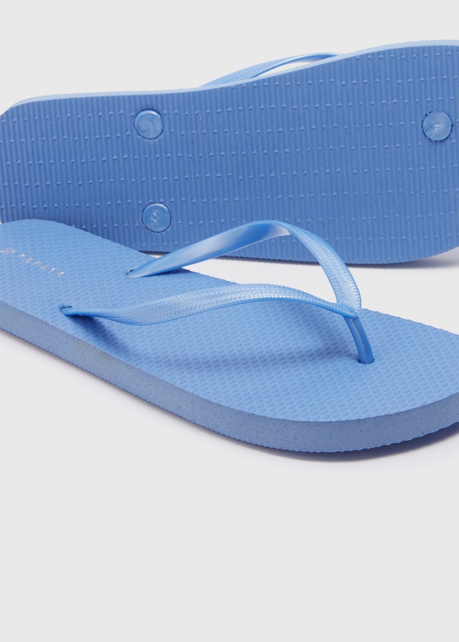 Blue Flip Flops