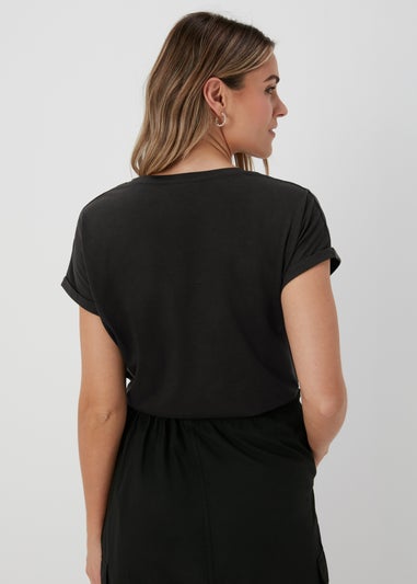 Black Los Angeles Slogan T-Shirt