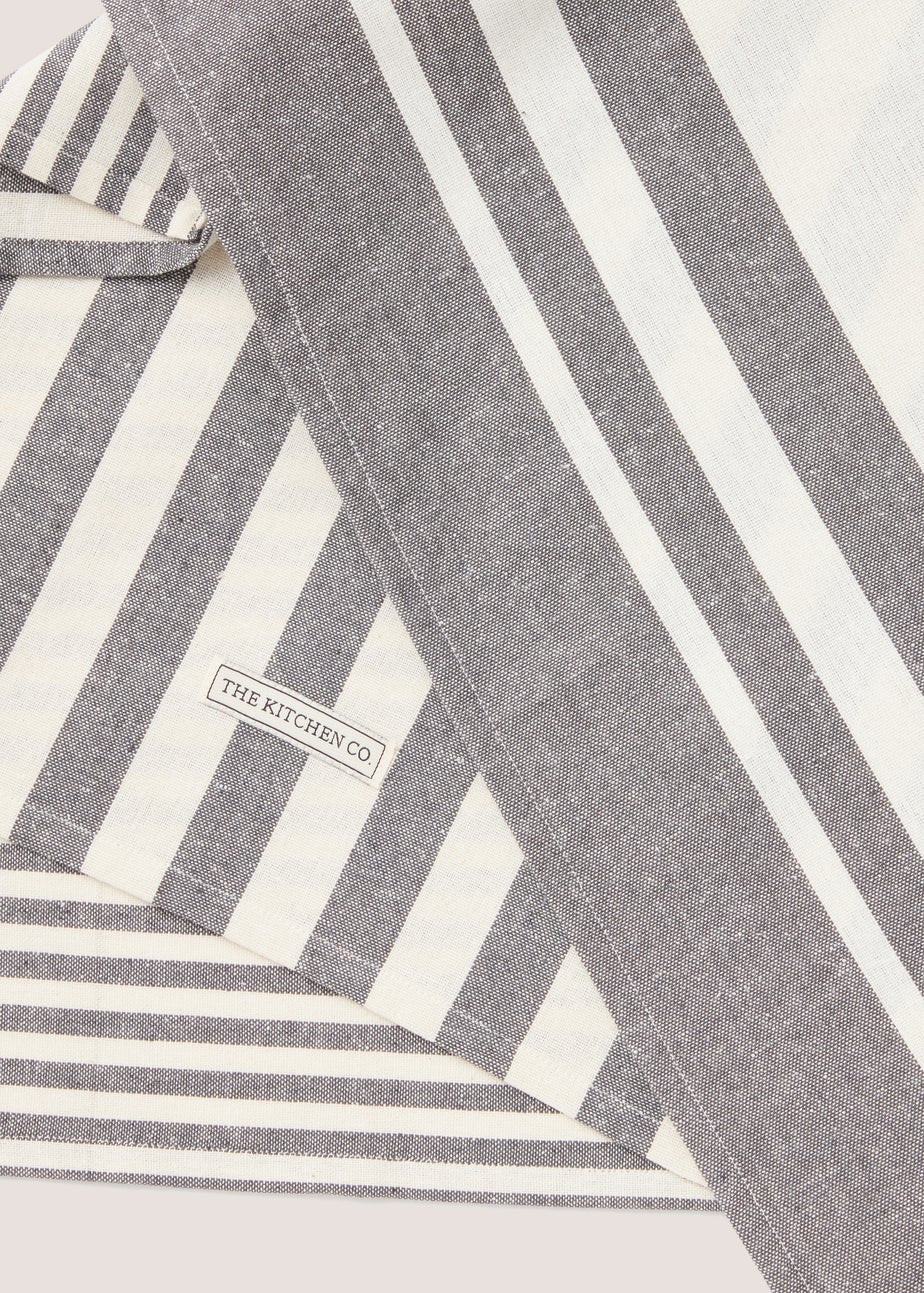 Kitchen Co 3 Pack Grey Textile Tea Towels