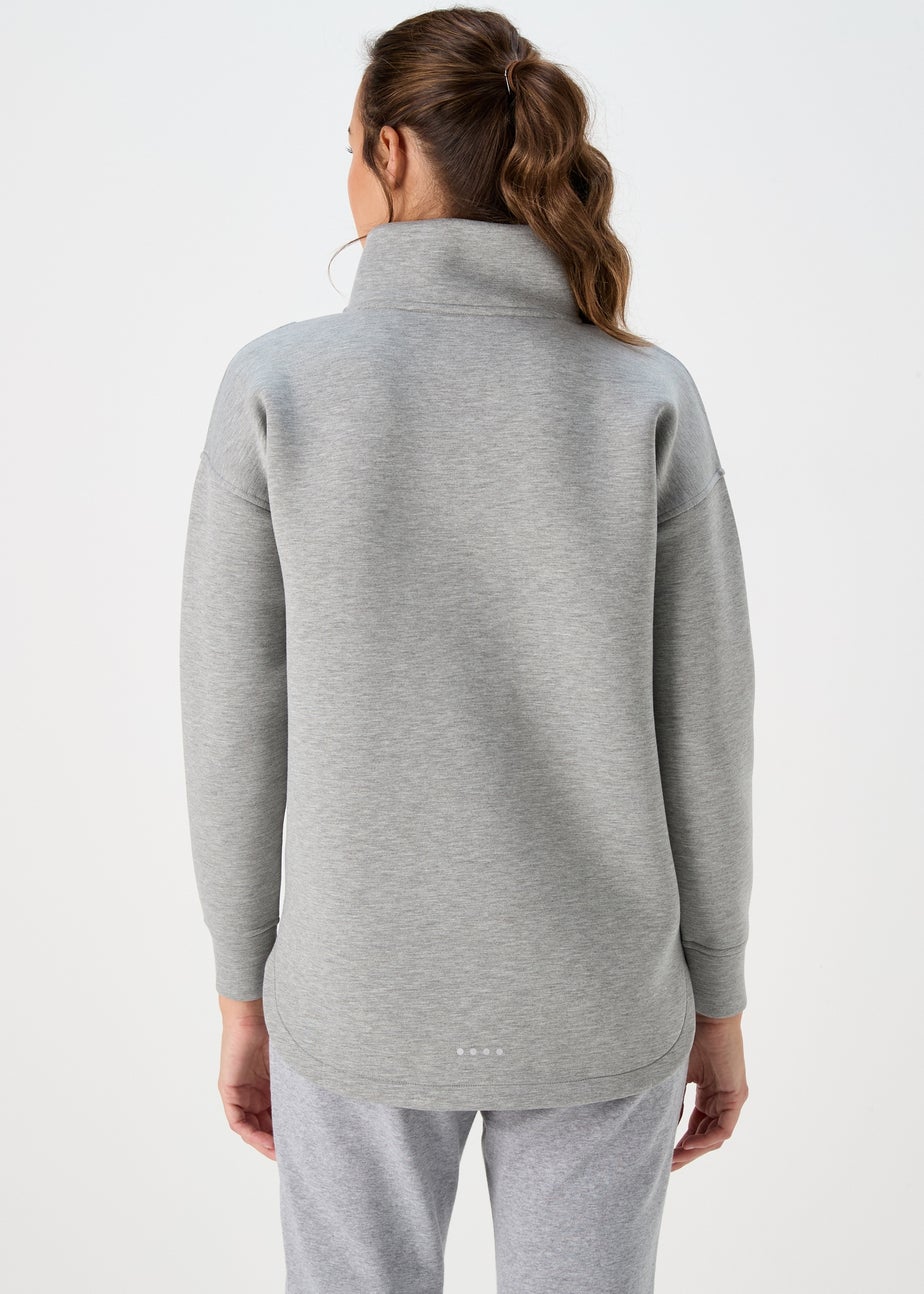 Souluxe Grey Half Zip Top