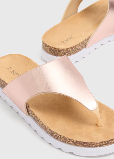 Soleflex Rose Foot Bed Sandals