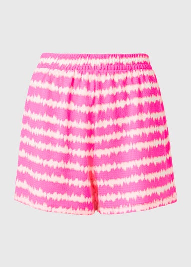 Tie Dye Co Ord Pink Shorts