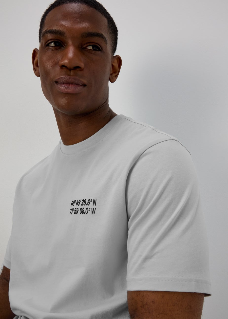 US Athletic Grey Graphic T-Shirt