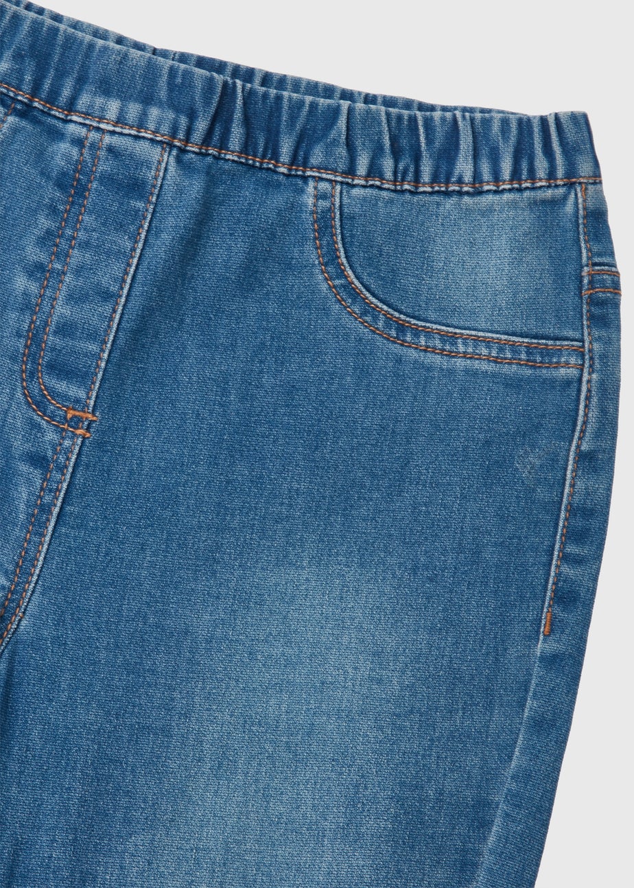 Girls Light Wash Flare Jeggings (7-15yrs)