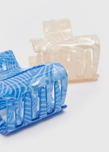 2 Pack Resin Hair Clamps