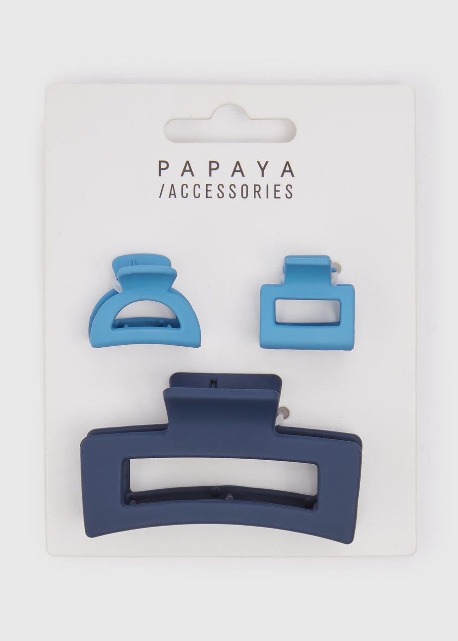Blue 3 Pack Clamp Set