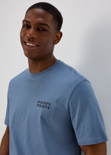 US Athletic Blue Graphic T-Shirt