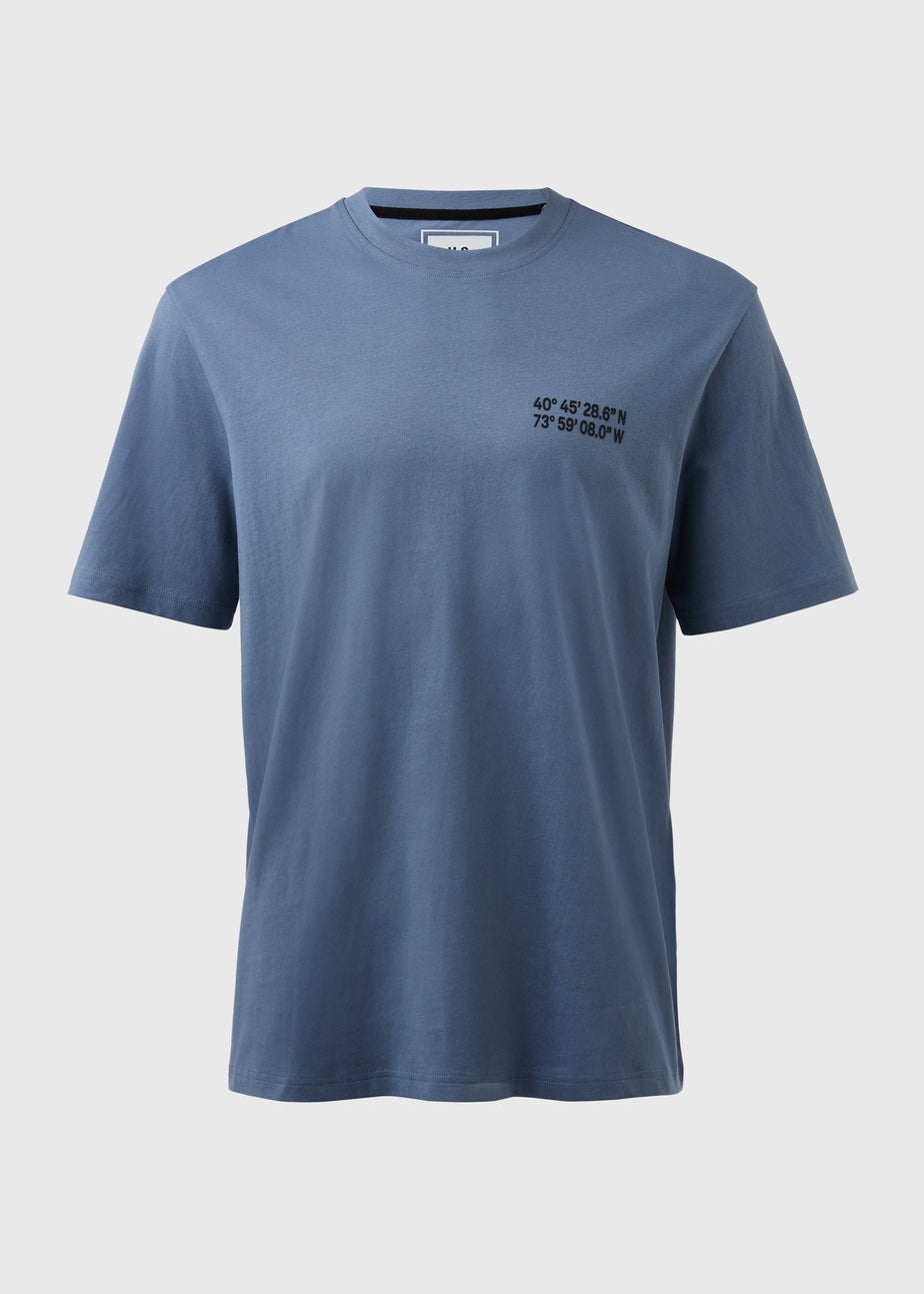 US Athletic Blue Graphic T-Shirt