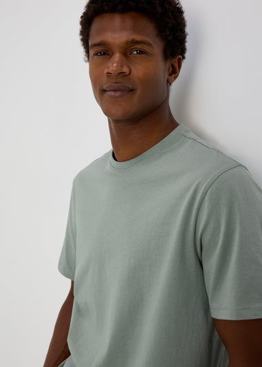 Green Essential Crew Neck T-Shirt