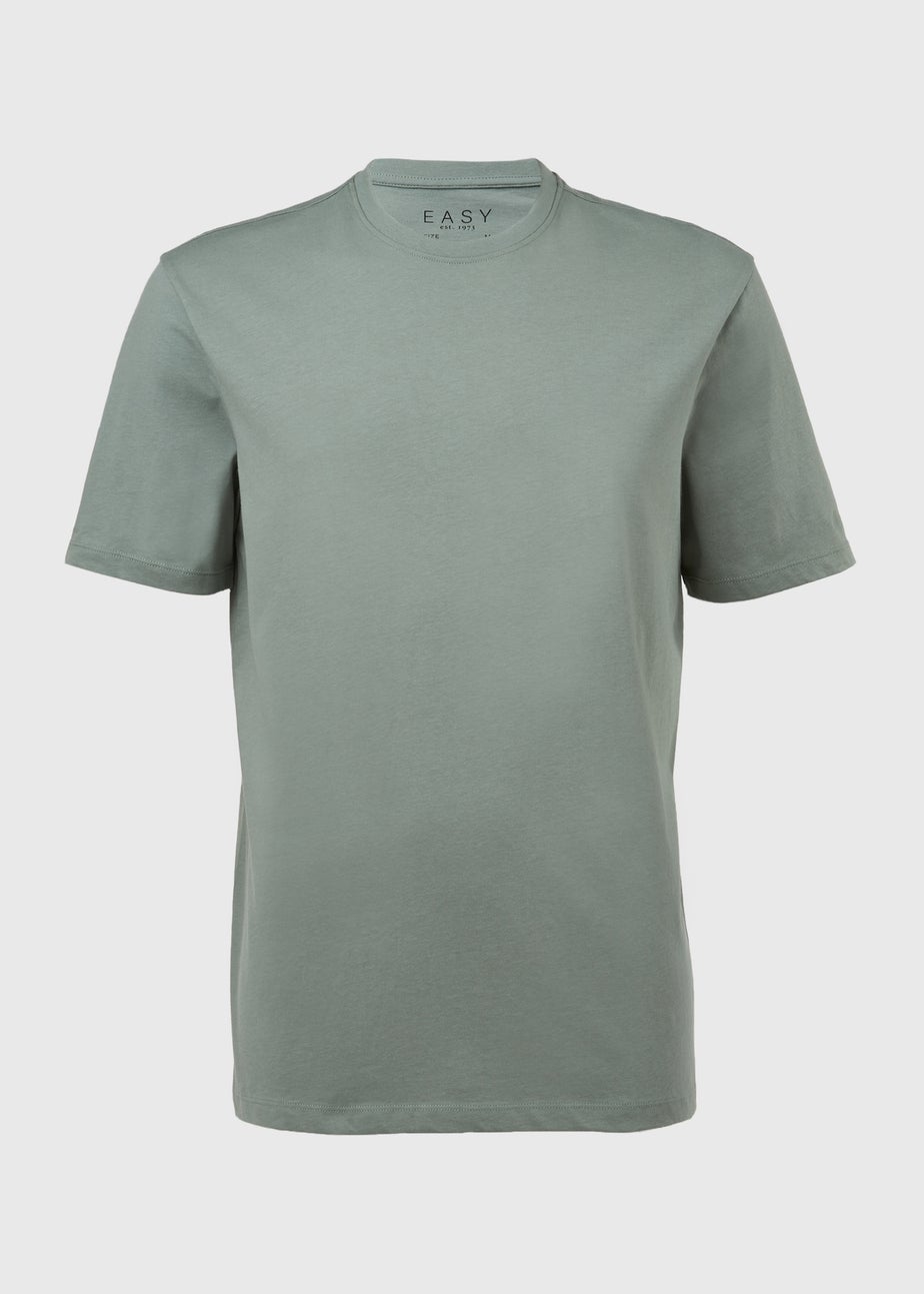 Green Essential Crew Neck T-Shirt