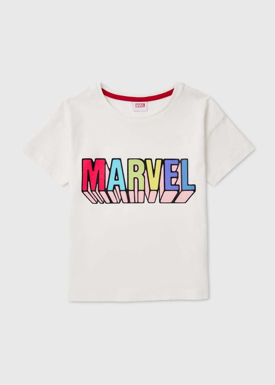 Marvel Girls Cream Top (5-12yrs)