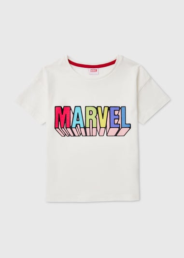 Marvel Girls Cream Top (5-12yrs)