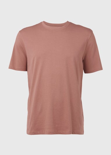 Rose Burlwood Essential Crew Neck T-Shirt