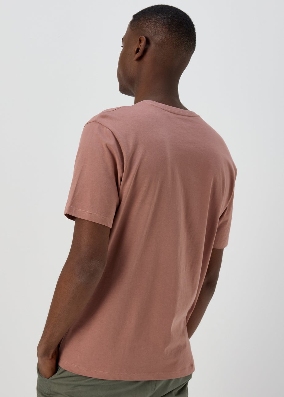 Rose Burlwood Essential Crew Neck T-Shirt
