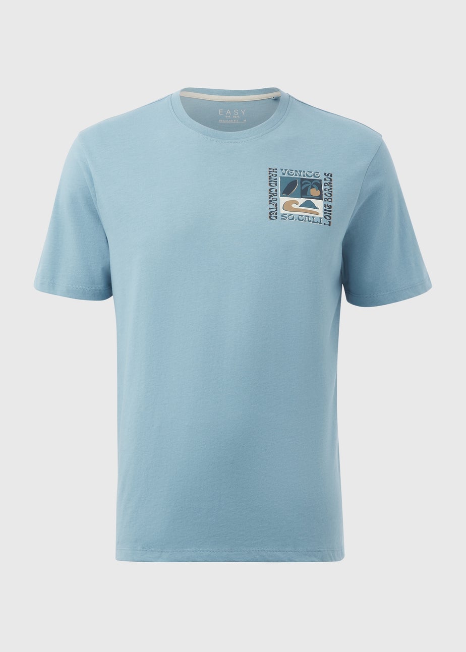 Light Blue Venice Cali T-Shirt