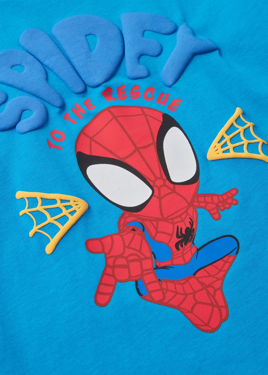 Marvel Boys Blue Spidey Rescue T-Shirt (9mths-6yrs)