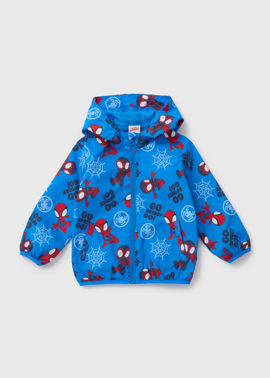 Marvel Kids Blue Spidey Windbreaker Jacket (9mths-6yrs)