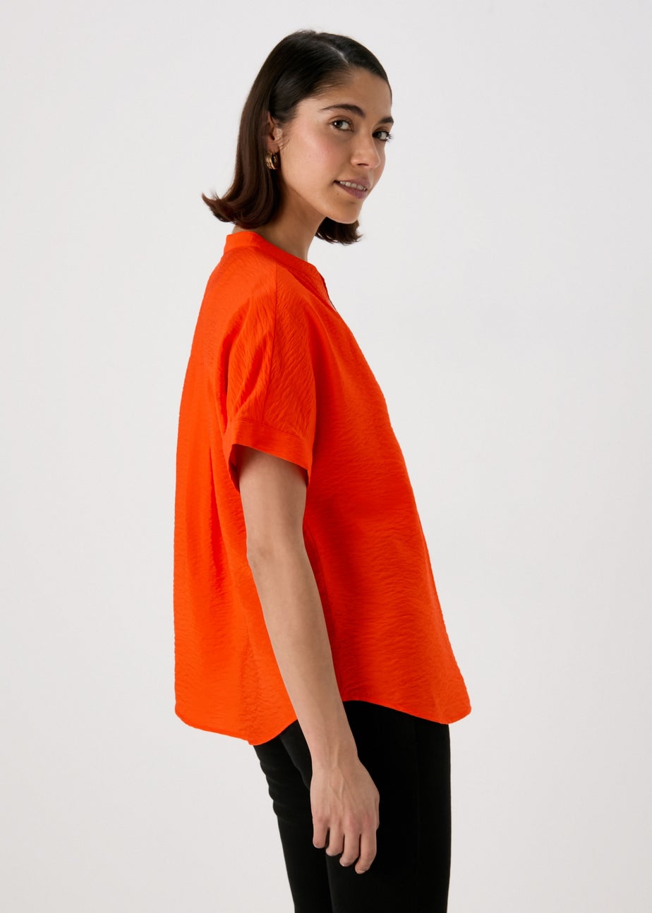 Et Vous Red Airflow Blouse
