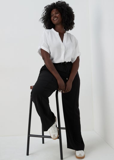 Et Vous White Airflow Blouse