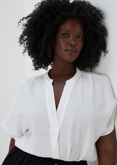 Et Vous White Airflow Blouse