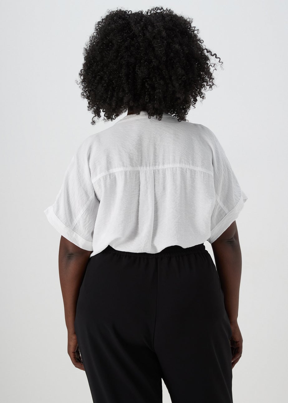 Et Vous White Airflow Blouse