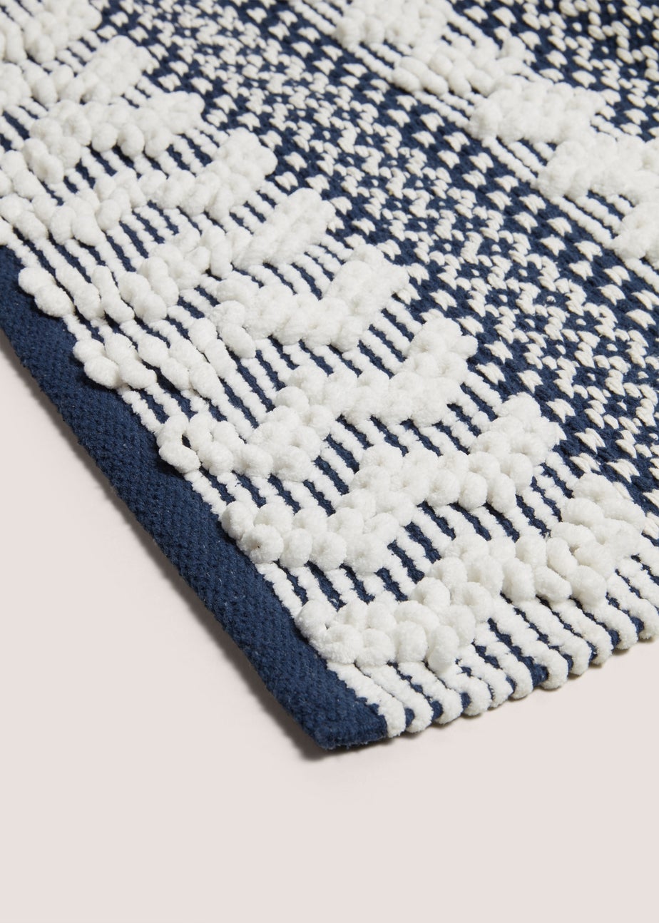 Indigo Bath Mat (80cm x 50cm)