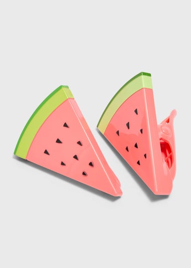 2 Pack Watermelon Beach Towel Clips (12cm x 8.5cm)
