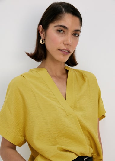 Et Vous Lime Airflow Blouse Top