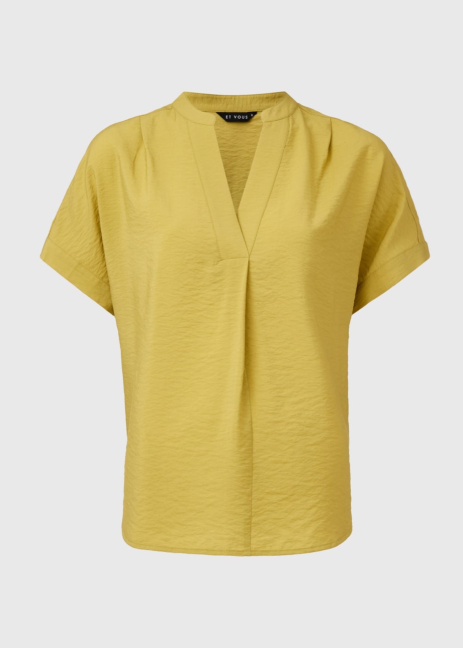 Et Vous Lime Airflow Blouse Top