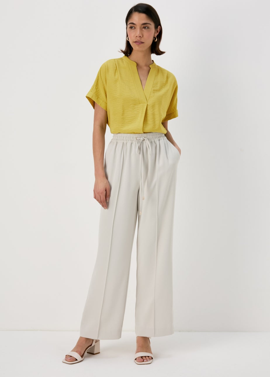 Et Vous Lime Airflow Blouse Top