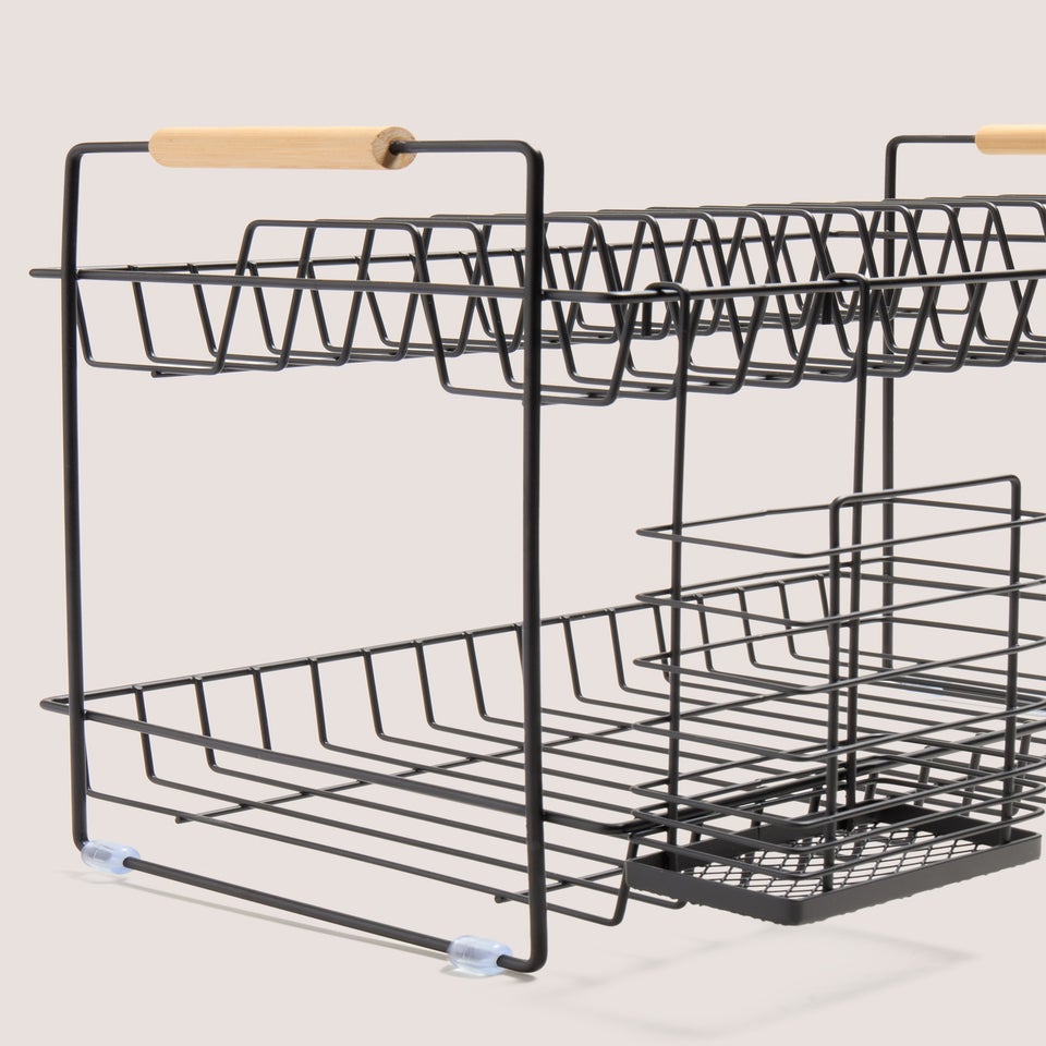 Black Two Tier Drainer