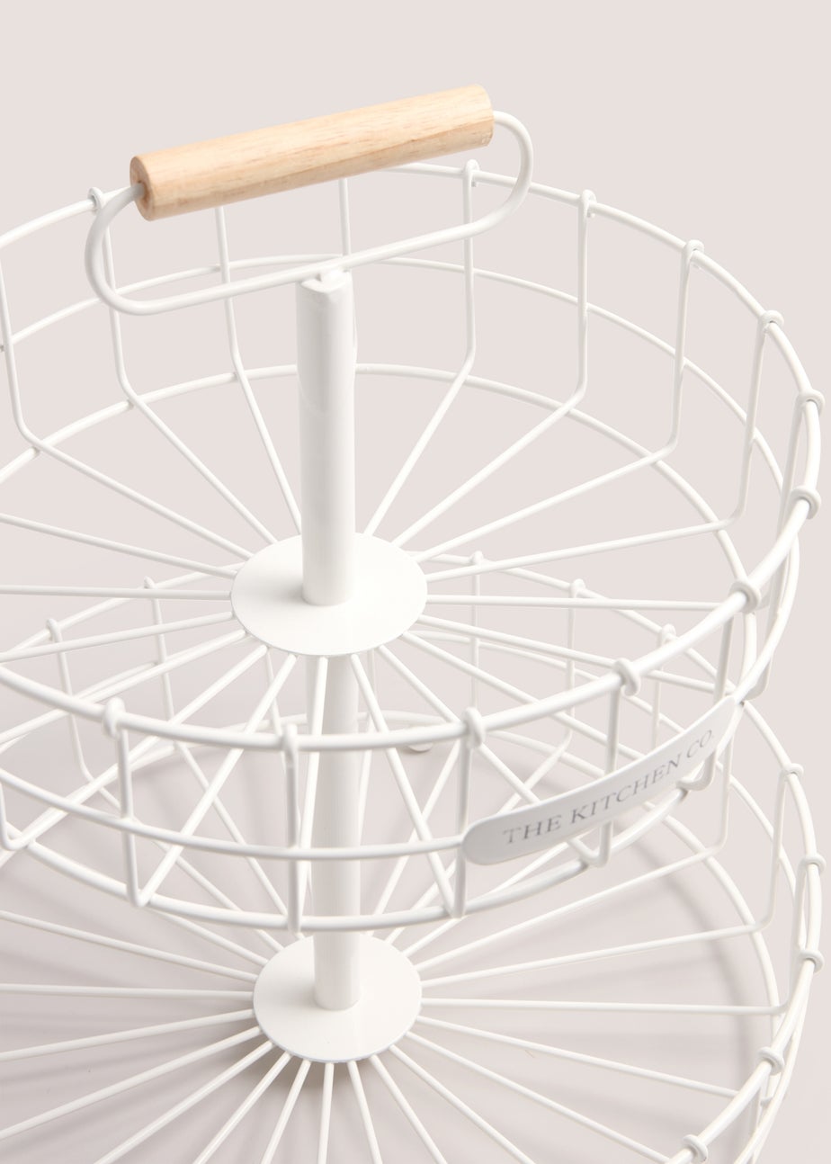 Kitchen Co Two Tier Fruit Basket