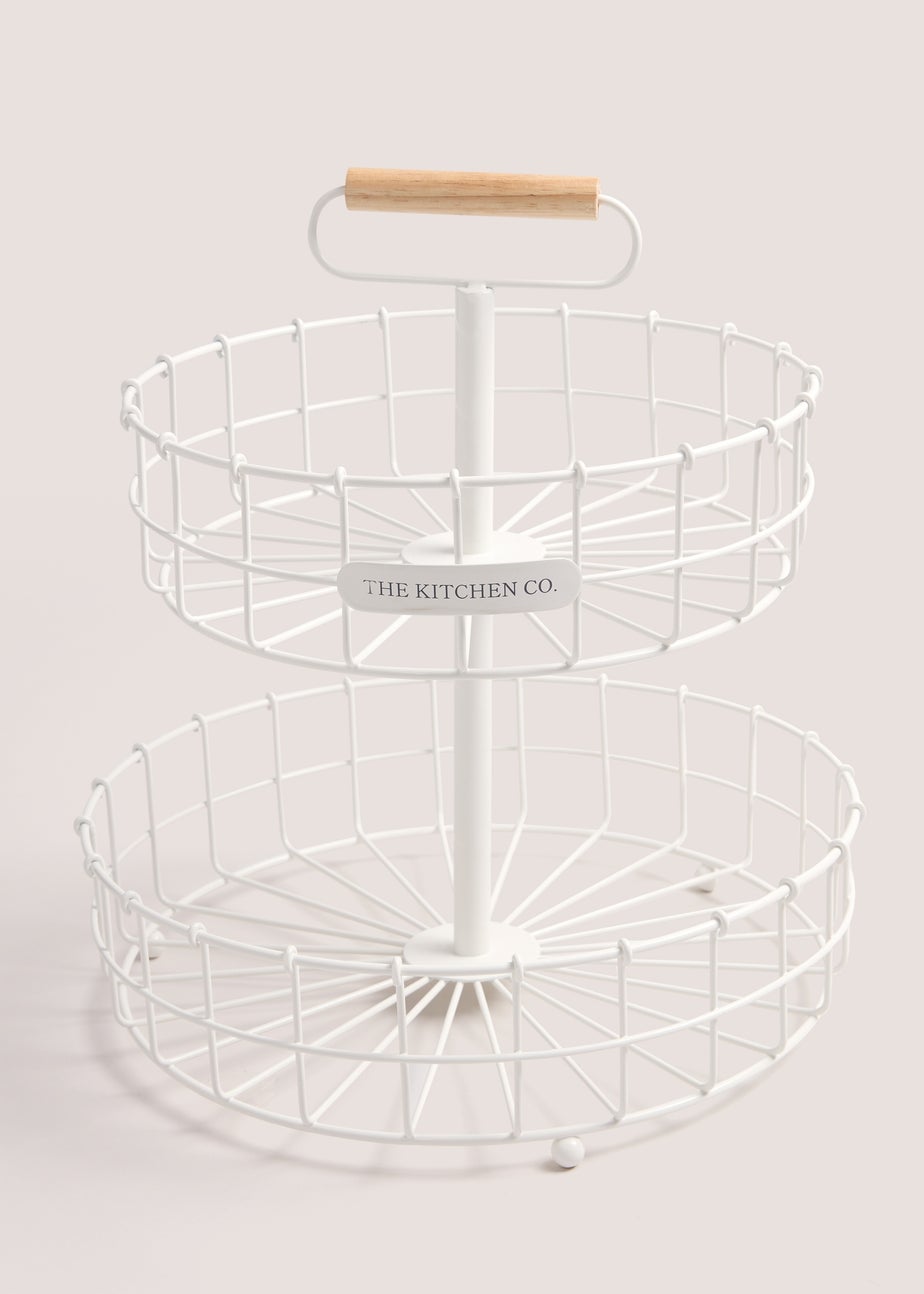 Kitchen Co Two Tier Fruit Basket