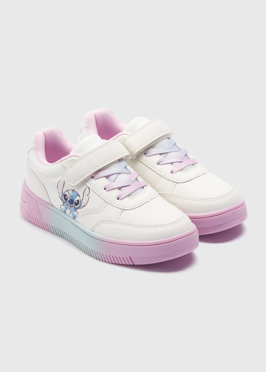 White Lilo & Stitch Trainers (Younger 9-Older 2)