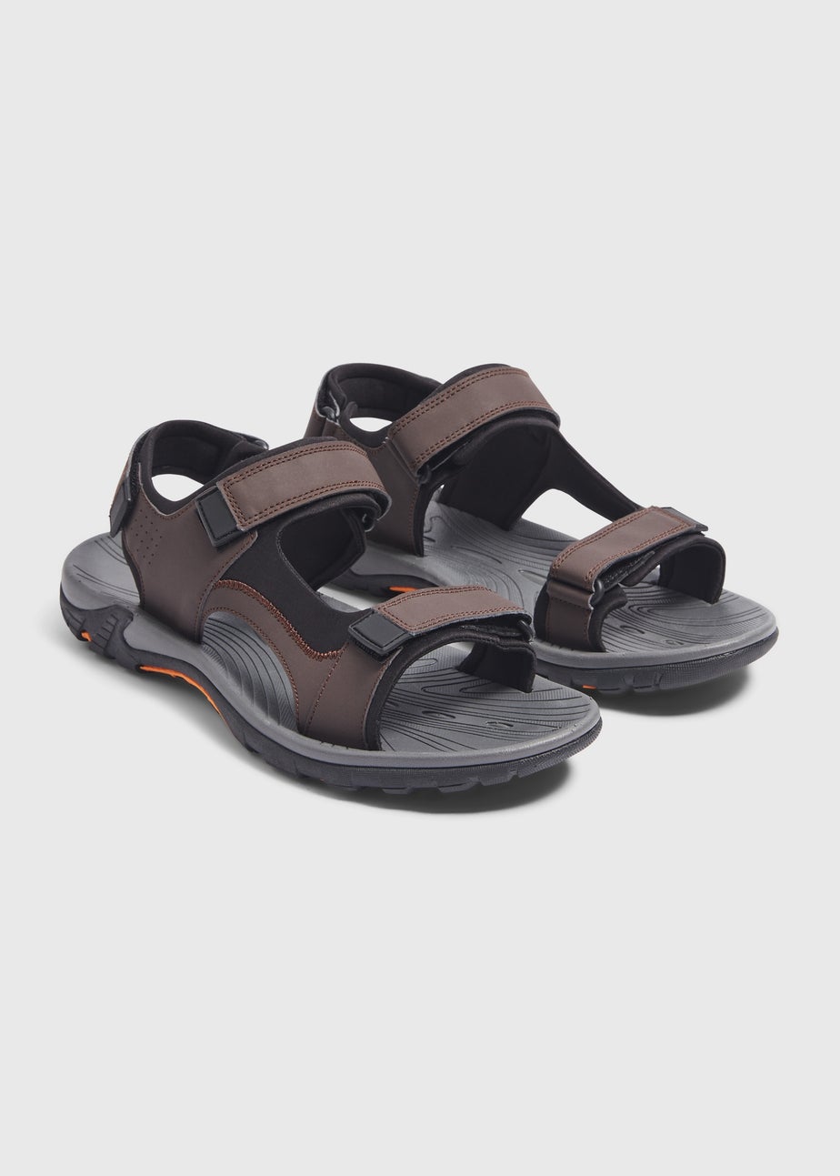 Chocolate Brown Sports Trekking Sandals