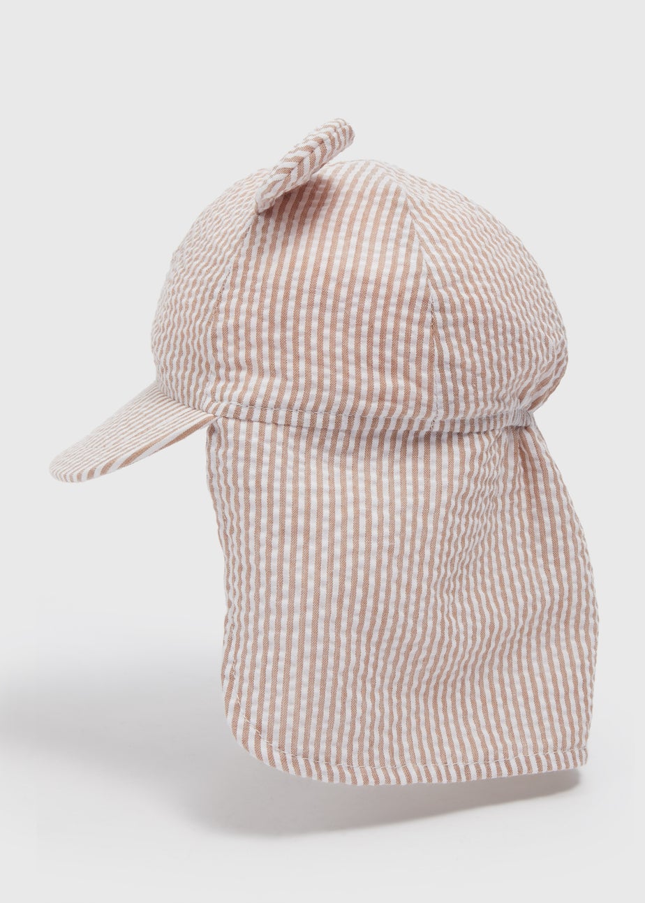 Baby Stone Stripe Keppi Sun Hat (Newborn-24mths)