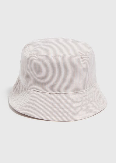 Baby Stone Stripe Bucket Hat (Newborn-24mths)