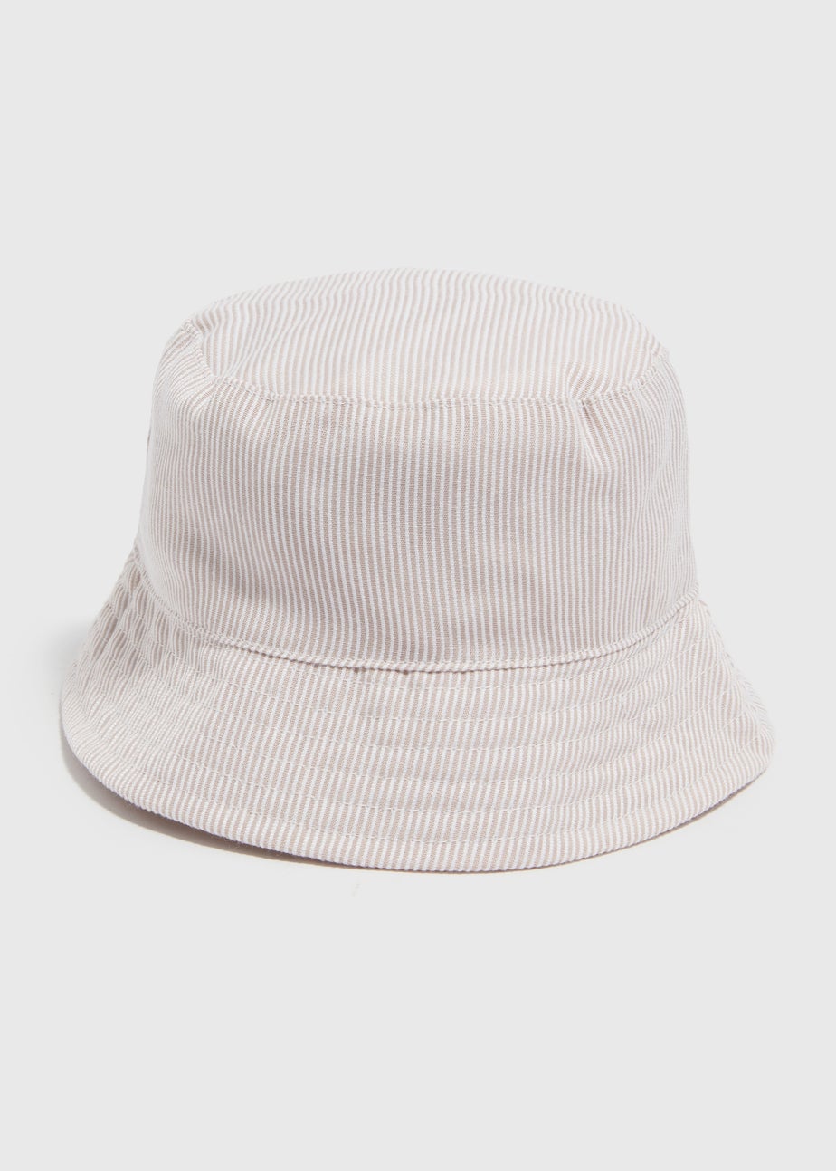 Baby Stone Stripe Bucket Hat (Newborn-24mths)