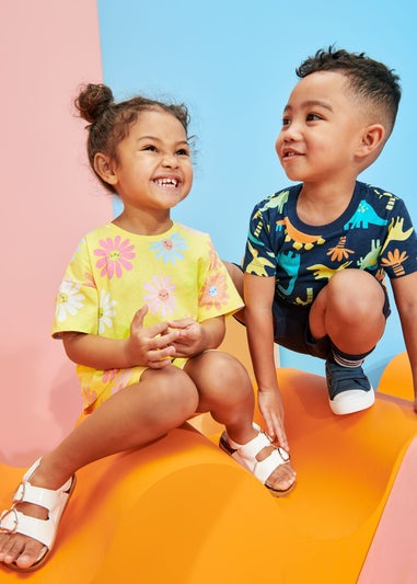 Girls Yellow Daisy T-Shirt (1-7yrs)