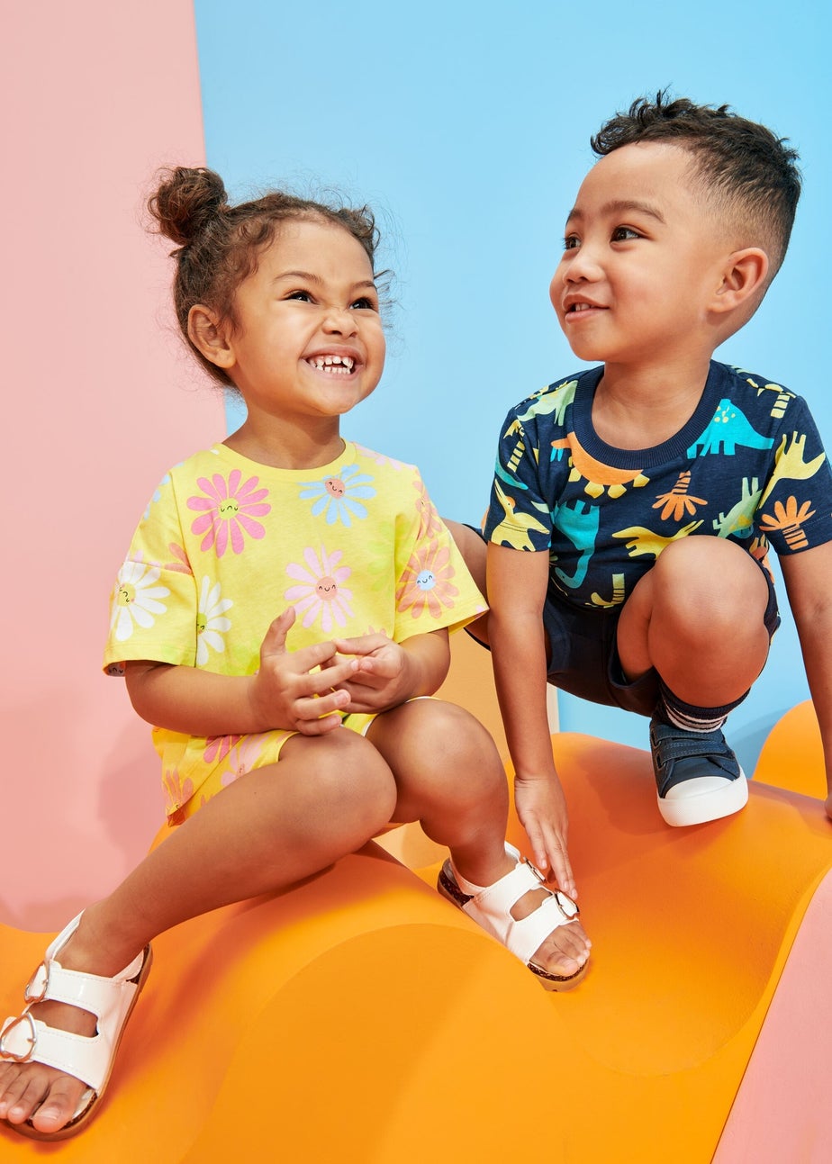 Girls Yellow Daisy T-Shirt (1-7yrs)