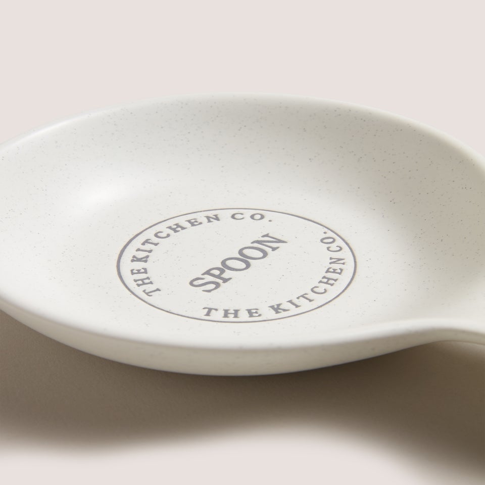 Kitchen Co White Spoon Rest