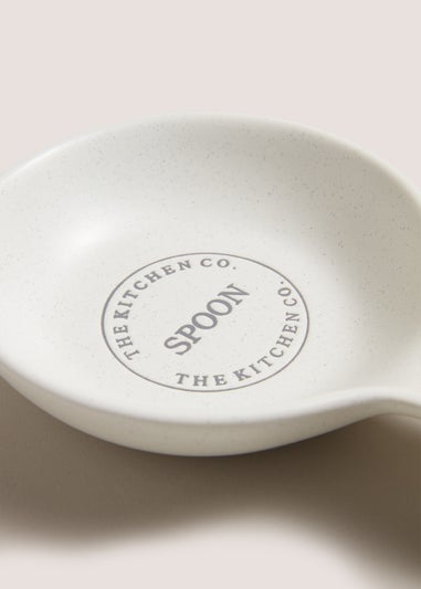 Kitchen Co White Spoon Rest