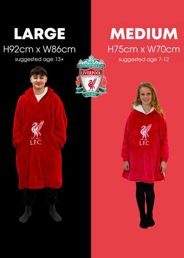 HUGZEE Liverpool FC Redout Wearable Hooded Throw