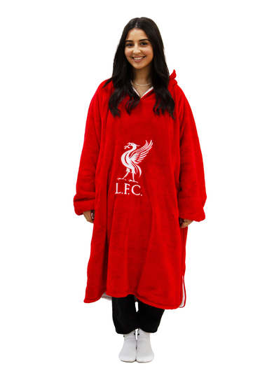 HUGZEE Liverpool FC Redout Wearable Hooded Throw