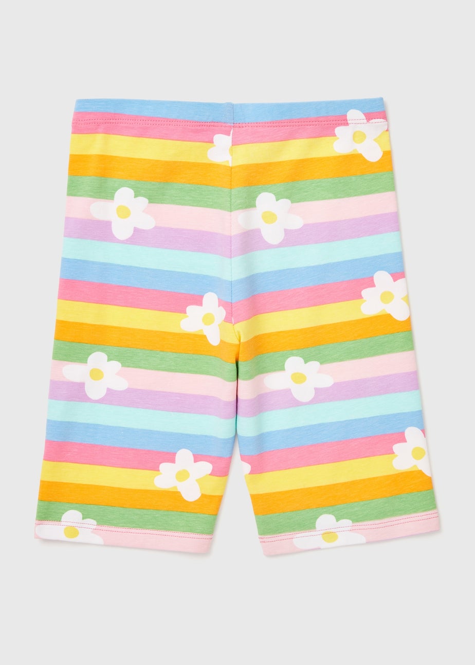 Rainbow Daisy Cycle Shorts (1-7yrs)