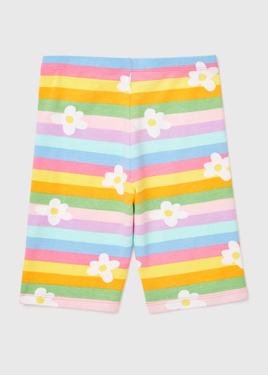 Rainbow Daisy Cycle Shorts (1-7yrs)