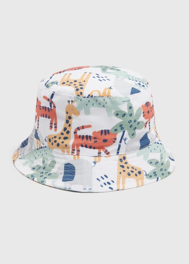 Baby Multicolour Safari Bucket Hat (Newborn-24mths)
