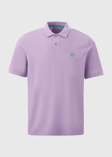Lilac Solid Polo Shirt