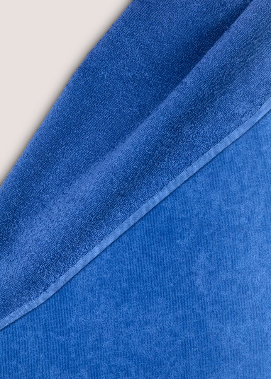 Blue Summer Vibes Slogan Beach Towel (70cm x 140cm)