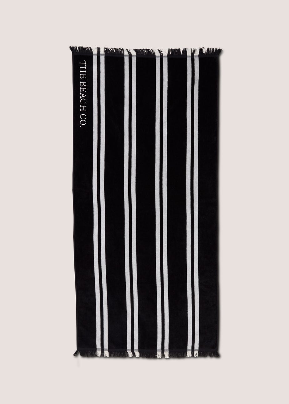 The Beach CO Black Beach Towel (80cm x 160cm)